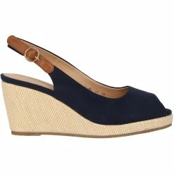 Linea Linea Peep Wedge Womens