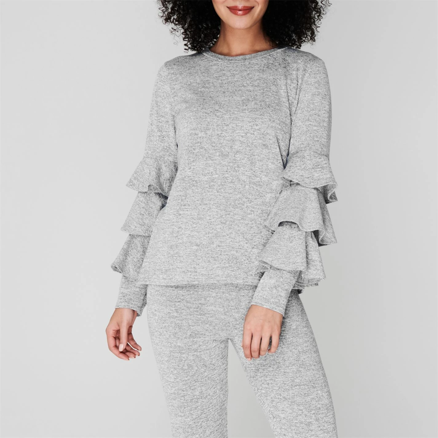 Linea Ruffle Sleeve Loungewear Jumper - Image 2