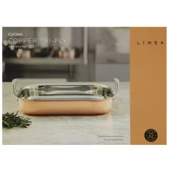 Linea Cucina Copper Tri Ply Roaster