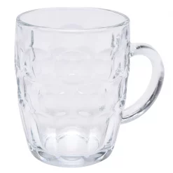 Linea Linea Set of 2 Dimpled Beer Glasses