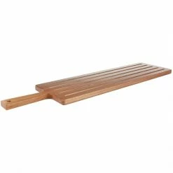Linea Acacia Wood Long wooden platter board