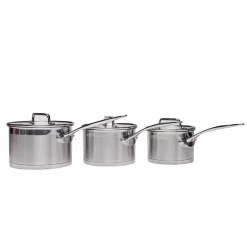 Linea Linea Capri Set of 3 Saucepans