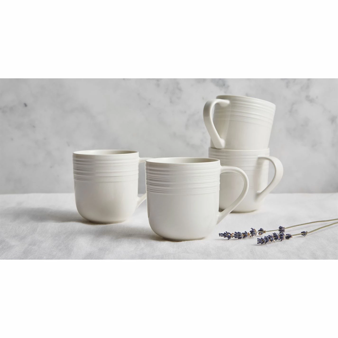 Linea Aspen Fine China Mug Set of 4 - Image 2