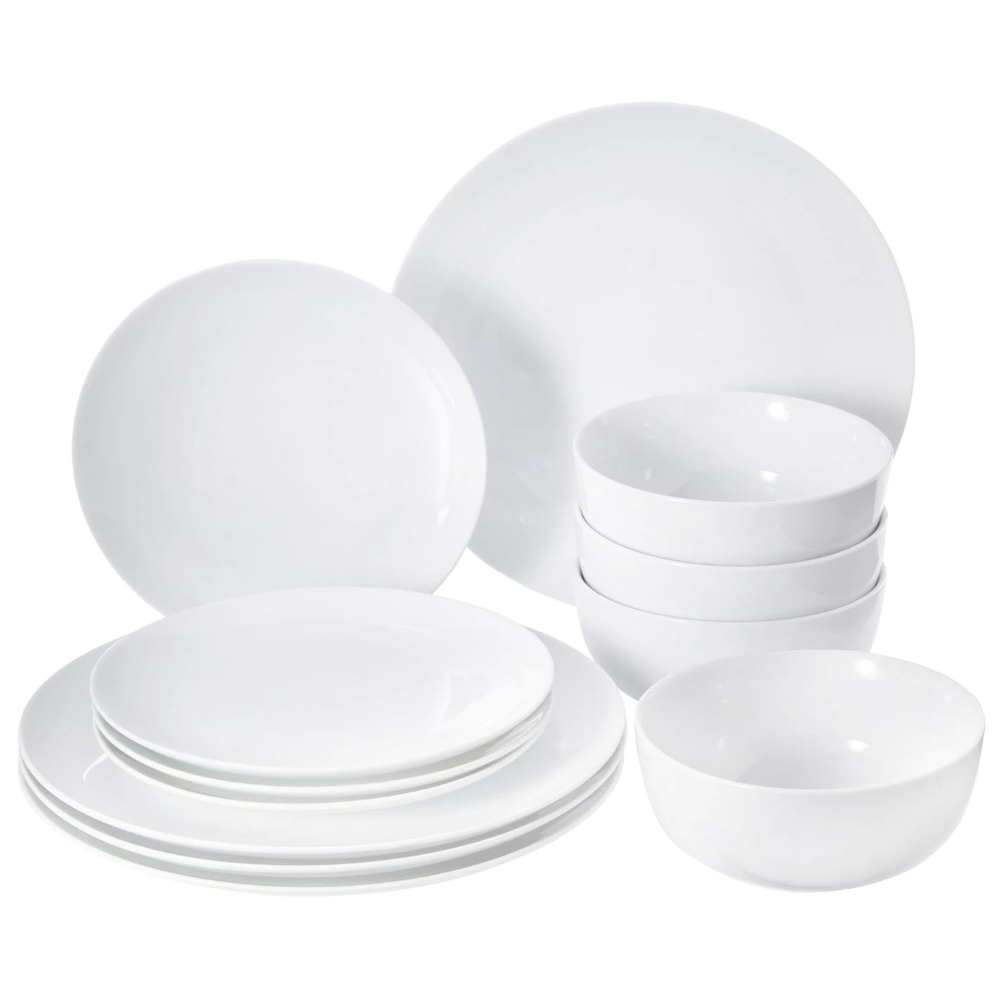 Linea Linea Stowe Porcelain 12 Piece Coupe Dining Set