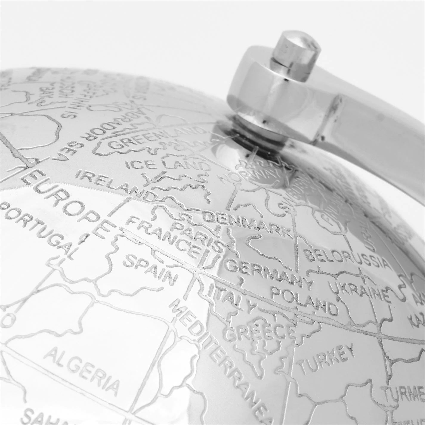 Linea 8in Metal Globe - Image 2