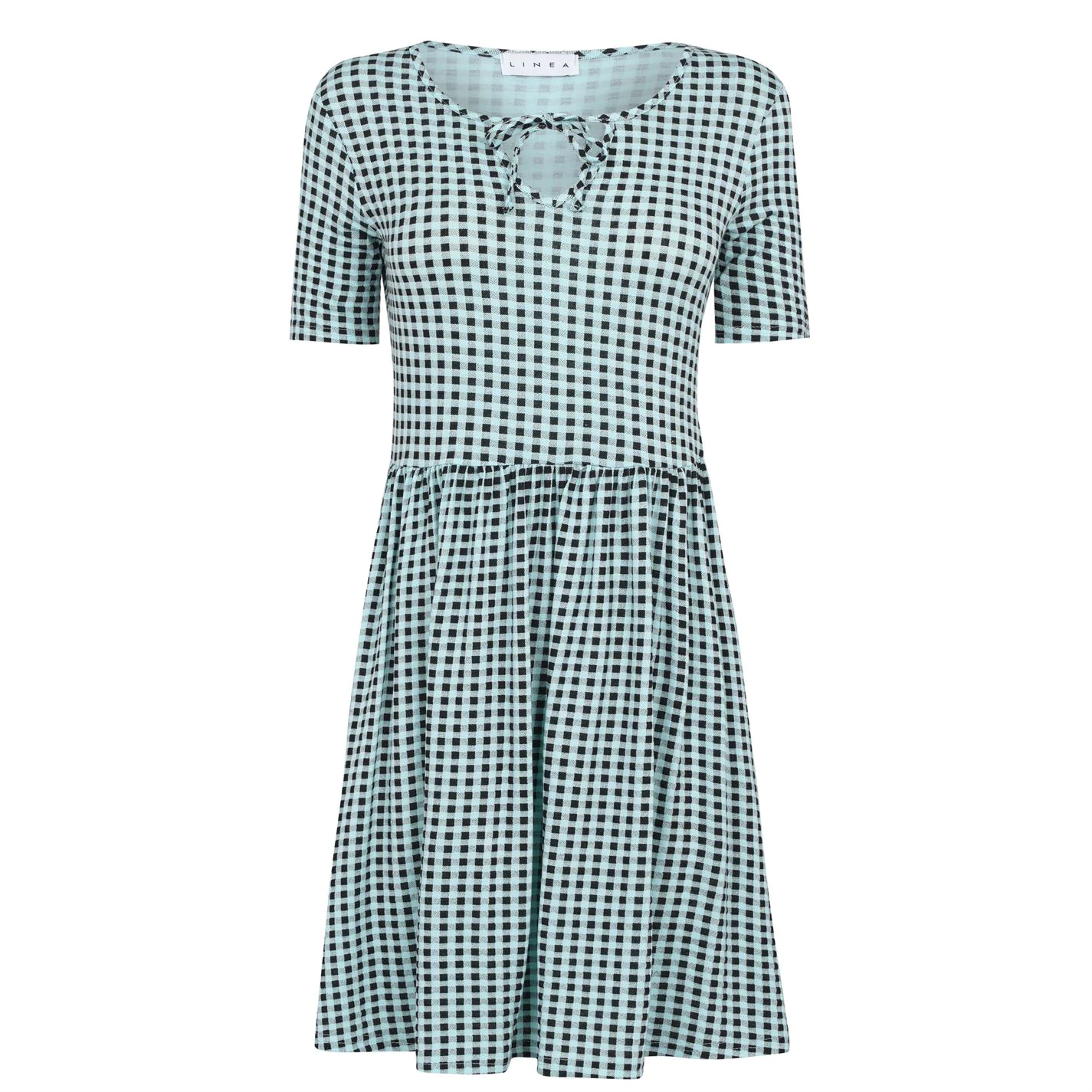 Linea Linea Gingham Smock Dress Ladies